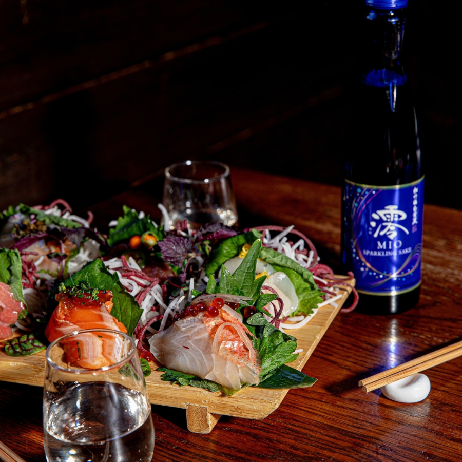 Sashimi & Sparkles Pairing